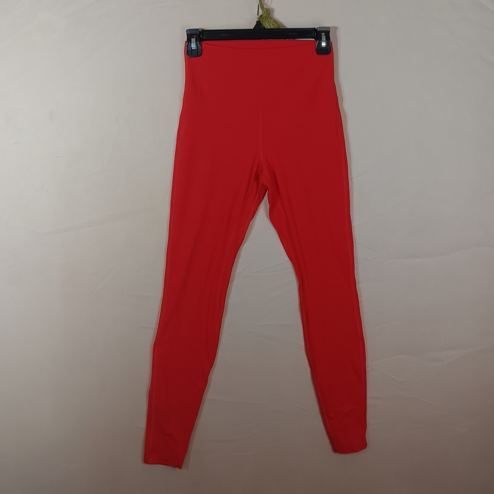 lululemon athletica Red High-Waist Leggings